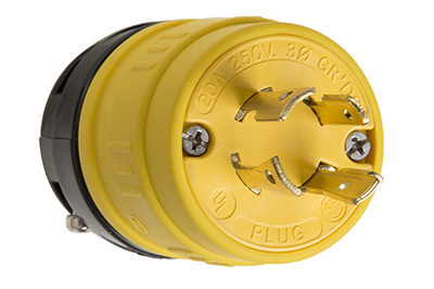 Product image for P&S 2675 TURNLOK RBR PLG 20A 3PH 25