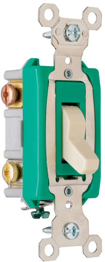 Product image for Pass & Seymour PS30AC3I Ivory Industrial Extra Heavy Duty Specification Grade Switch