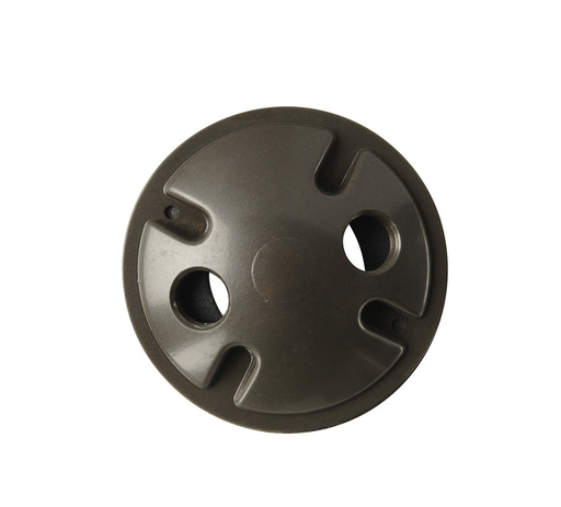 Product image for P&S WPRB12BR WP COVER ROUND 2 HOLE