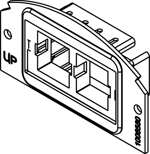 Product image for LCAN 682A 1/2 GANG 2A COMMUNICATION