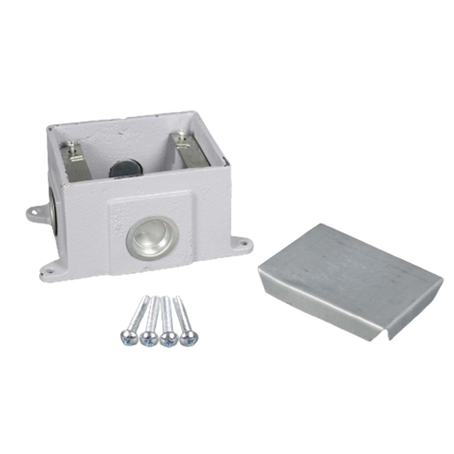 Product image for Wiremold 880CS1-1 1" 48 In? 1-Gang Cast Iron Floor Box