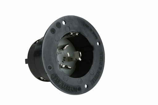 Product image for P&S CR6375 3P4W 125/250V INLET BK