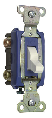 Product image for Pass & Seymour PS371530-W Canadian 3way Switch, Back & Side Wire, 15A 347V - White