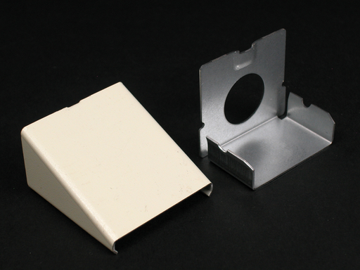 Product image for Wiremold 2410A-FW 2400-Series Entrance End Fitting, Fog White