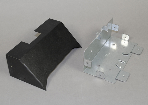 Product image for Wiremold OFR89-2400 7-3/16 x 4 x 2-9/16" Steel Multiple Channel Raceway Transition