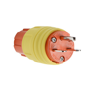 Product image for P&S 14W49AM STR BL IP67 PLUG 15A 25