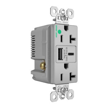 Product image for P&S TR20HUSBAC6GRY 20A 125V HGTR RE