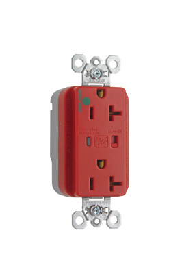 Product image for PT HG SPD RECP 20A/125V ALARM RED