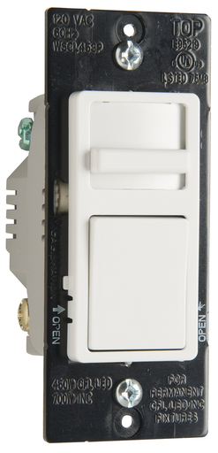 Mayer-DDS-Wide Slide Series CFL/LED/Incandescent Single Pole/3-Way Paddle Slide Dimmer, Preset, Tri-Color-1