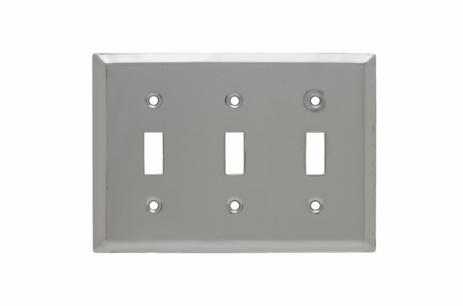 P&S SB3CH PLATE 3G TOGGLE CHROME Product image for P&S SB3CH PLATE 3G TOGGLE CHROME