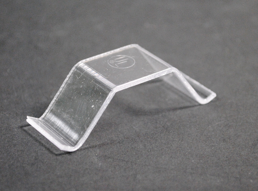 Product image for Wiremold AL2000WC 3/4" Satin Anodized Aluminum Plastic 1-Channel Raceway Wire Retainer