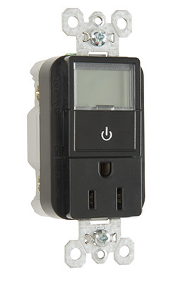 Product image for P&S PLT26251BK PLUGLOAD TIMER 15A 1