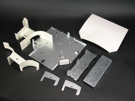 Product image for Wiremold DS4015-DG DS4000-Series Divided Tee Fitting