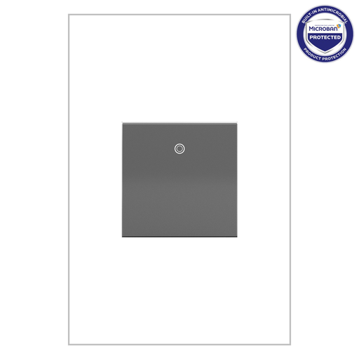 Product image for Pass & Seymour ASPD1542-M277 15A 277V 4-Way 2-Module Paddle Switch - Magnesium