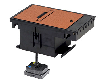 Mayer-DDS-Exterior Box Cover Assembly, Single NEMA L6-30R Locking Receptacle, Brown (COVER ONLY)-1