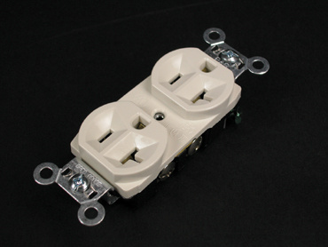 Product image for Wiremold DR20A-G 3000 ColorMatch Duplex Receptacle and Plate