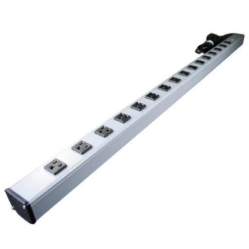 Product image for Wiremold UL404BC Plug-In Outlet Center Unit / 120V/15A/48 long/16 O/L /6' cord