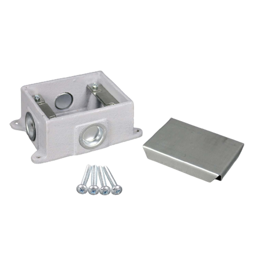 Product image for Wiremold 880CM1-1 1" 34 In? 1-Gang Shallow Cast Iron Floor Box