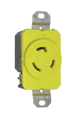 Product image for P&S CRL520R TURNLOK RECEPTACLE 3WIR