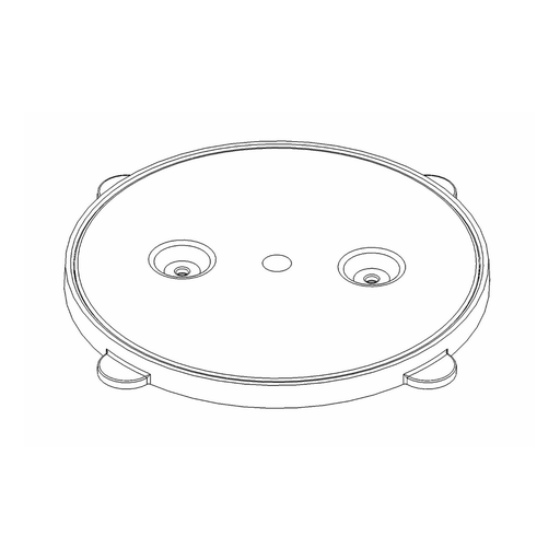 Product image for WLK 4CT-CTR 4IN POKE-THRU TERRAZZO