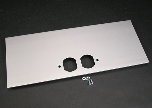 Product image for Wiremold AL5246-D AL5200-Series Large Multi-Channel Raceway Duplex Receptacle Cover Plate