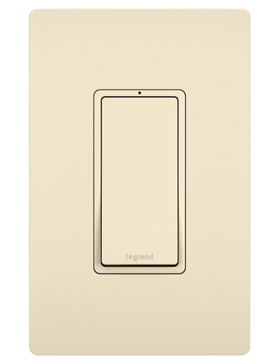 Product image for Pass & Seymour TM873-LASL 15 Amp 120 VAC 3-Way Light Almond Thermoplastic Screw Mounting Illuminated Rocker Decorator Switch