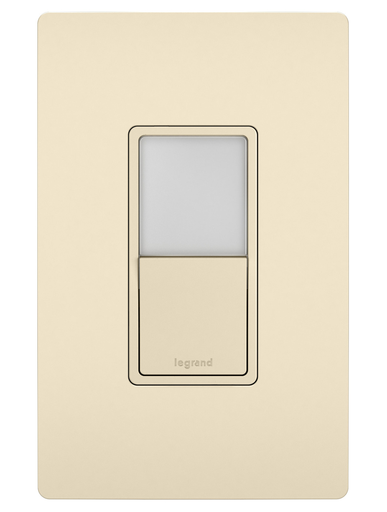 Product image for Pass & Seymour NTL-873LACC6 15A 120V Single Pole/3-Way Switch w/ LED Night Light - Light Almond