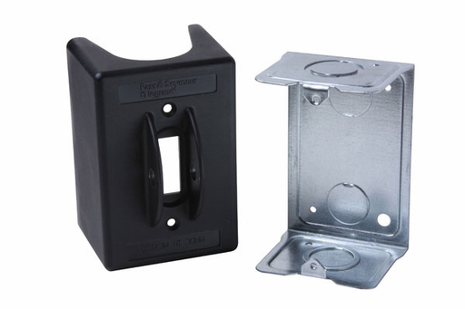 Product image for Pass & Seymour 7806-P NEMA 1 Nylon Enclosure w/ 1/2" & 3/4" Knockouts