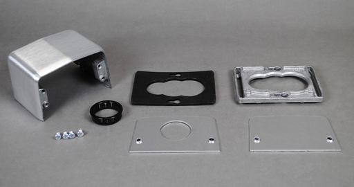 Product image for Wiremold 525C 525-Series Series Four-Piece Communication Service Fitting