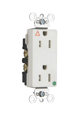 Product image for HG IG TR DECOR RECEPT 15A 125V LA