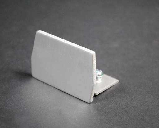 Product image for Wiremold AL2410B Aluminum Blank End Fitting