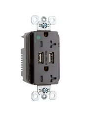 Product image for P&S TR8300HUSB DUP REC 20A TR HG W/