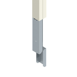 Wiremold 25DTC-E5 5 Foot Blank Steel Pole Extender
