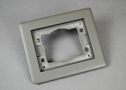 WALK 817TCAL-GY 1-GANG CARPET & TILE FLANGE GY