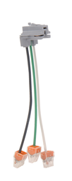 Pass & Seymour PTRA6-SOLBP PlugTail&#8482; Connector, Right Angle w/ WAGO Connector, 6" Solid