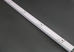 Wiremold V20GB306TR 3 Foot Ivory Steel 1-Channel Raceway Tamper Resistant Multi-Outlet System