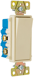 Pass & Seymour 2604-I Four-way, Back and Side Wire, Decorator Switch, 15 amps, 120/277V - Ivory