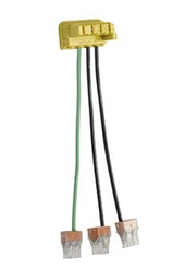 Pass & Seymour PTS6-SOL3BP PlugTail&#8482; Connector, Single Pole Switch, 3-wire Solid, 6" w/ 4-port Push-In Connector