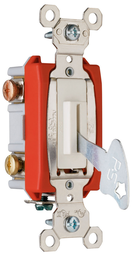 Pass & Seymour PS20AC3-WL 3way Lock Switch, Back & Side Wire, 20A 120/277V - White