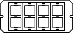 WALK 6ACT8A 1 1/2-GANG 8A ACTIVATE PLATE