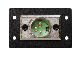 WALK AV8008BK 2P,BLACK,XLR 3PIN M/SOLDER