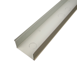 Wiremold V3000B 10 Foot x 2-3/4 x 1-15/32" Ivory Steel 1-Channel Raceway Base