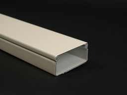 Wiremold V2400BC 5 Foot x 1-29/32 x 7/8" Ivory Steel 2-Channel Raceway Base and Cover