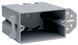 Pass & Seymour SH1-22-B 1Gang Steel Stud Bracket Plastic Box w/ Bracket, Horizontal