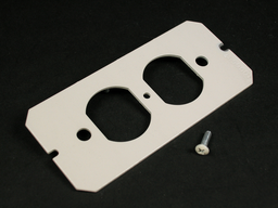 Product image for Wiremold 6DP 1-1/2-Gang Poke-Through Duplex Plate