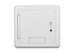 WALK EHWBC8-WH 8-GANG HINGED COVER ASSY WHITE