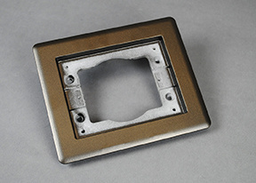 WALK 817TCAL-BZ 1-GANG CARPET & TILE FLANGE BZ