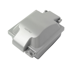 Pass & Seymour WIUCAST-2 2-Gang Gray Cast Aluminum Weatherproof While-In Use Device Universal Cover