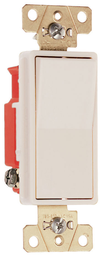 Pass & Seymour 2623-LA Three-way, Back and Side Wire, Decorator Switch, 20 amps, 120/277V - Light Almond
