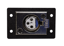 WALK AV8009BK 2P,BLACK,XLR 3PIN F/SOLDER
